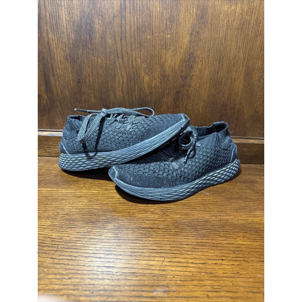 Nobull‎ Mesh Diamond Aspire Knit Runner Black Gray Men's Size 8 Women's Size 9.5